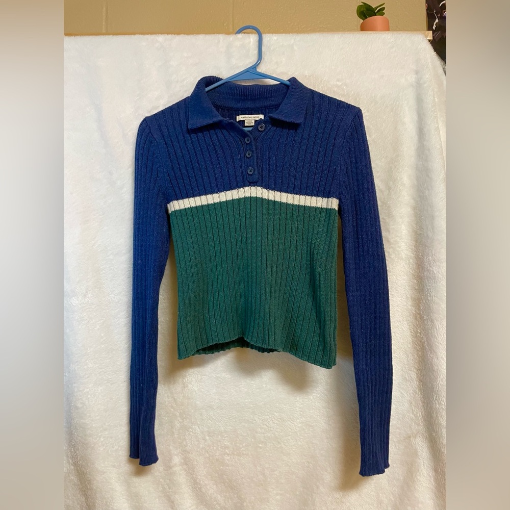 AE ribbed stripe top - Picture 1 of 3